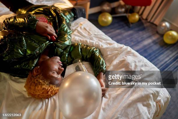 a young man with a hangover - after party mess stock pictures, royalty-free photos & images