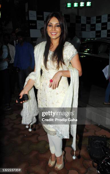 Minissha Lamba attends the Anmol jewelers shop on September 08, 2011 in Mumbai,India