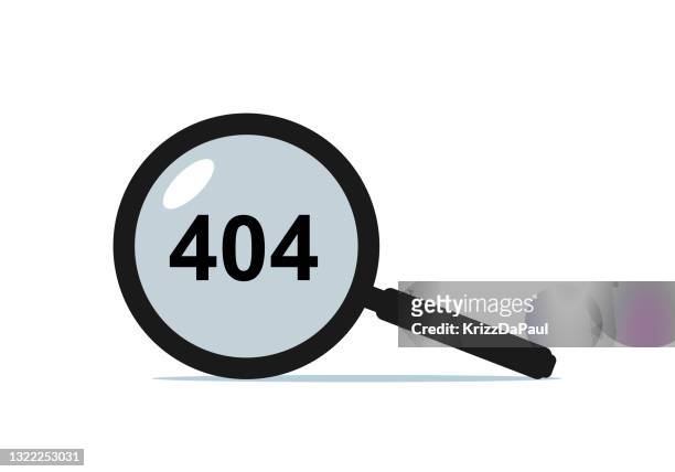 page not found - 404 stock illustrations