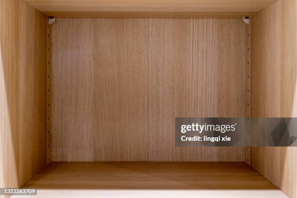 wooden cabinet - kitchen pantry ストックフォトと画像