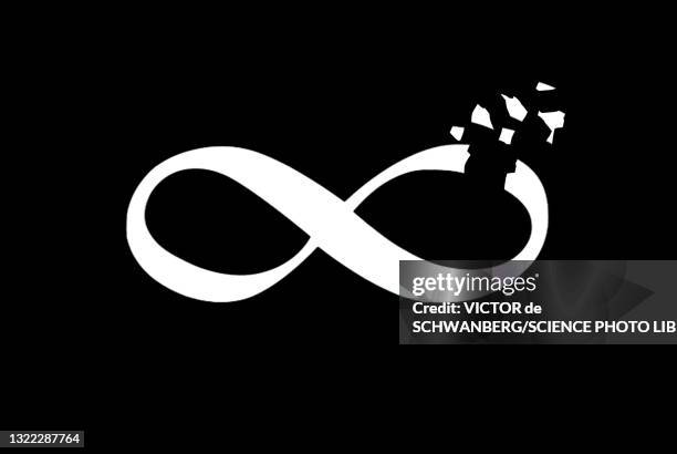 Broken Infinity Symbol Illustration High-Res Vector Graphic - Getty Images