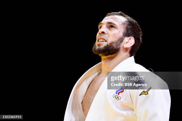 Yakub Shamilov of the Russian Judo Federation during the World Judo Championships Hungary 2021 at Papp Laszlo Budapest Sports Arena on June 7, 2021...