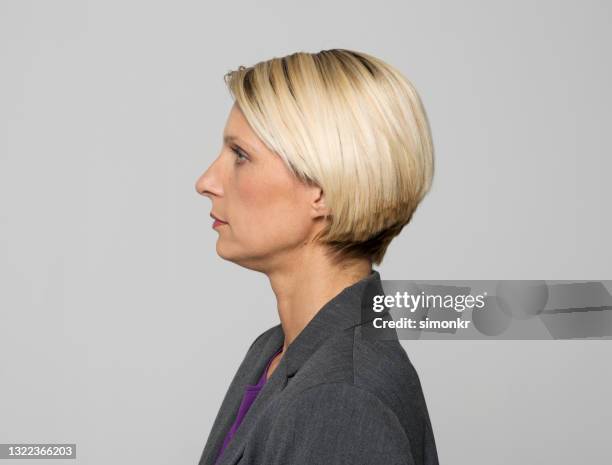 profile of businesswoman - professional profile picture stock pictures, royalty-free photos & images