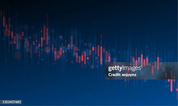 aktienmarkt rückläufig - börse stock-grafiken, -clipart, -cartoons und -symbole