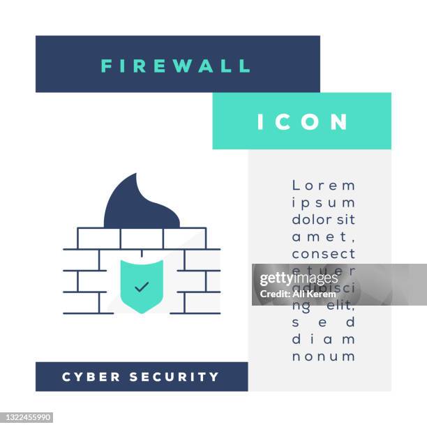 firewall antivirus icon - firewall stock illustrations