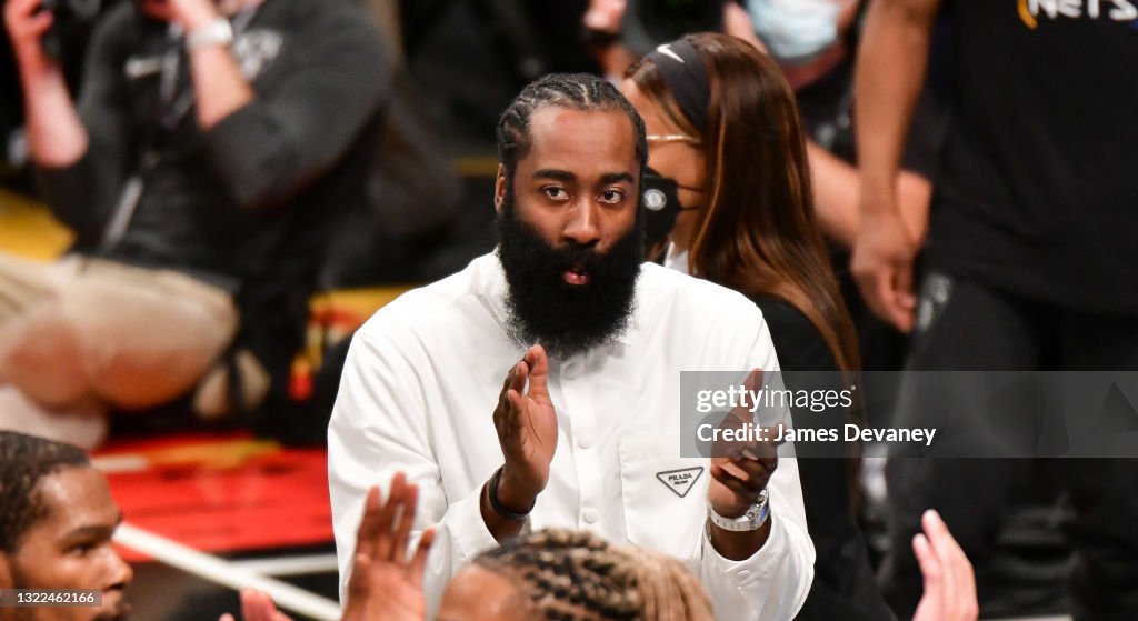 Celebrities Attend Brooklyn Nets v Milwaukee Bucks Game