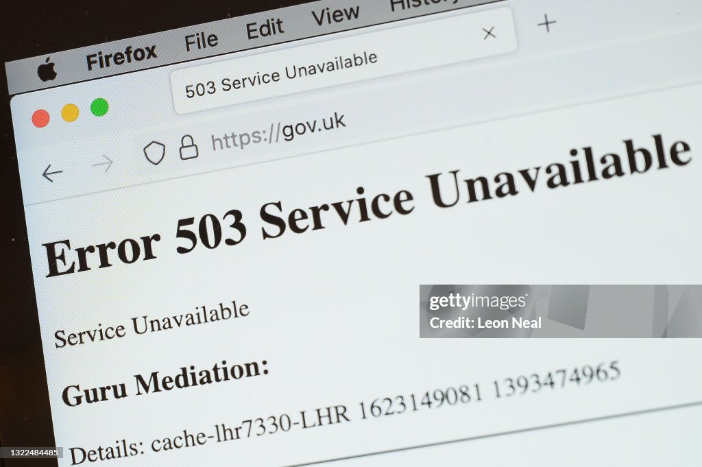 Media And Government Websites Temporarily Offline