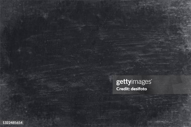 schwarz gefärbte grobe textur grunge vektor hintergründe wie eine tafel mit grauen flecken von kratzern überall - stuck stock-grafiken, -clipart, -cartoons und -symbole