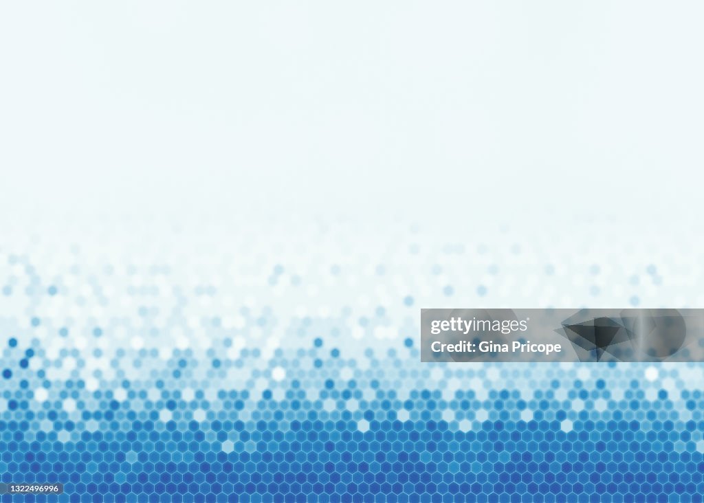 Blurred honeycomb pattern