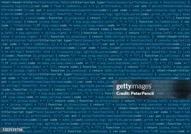 ilustrações, clipart, desenhos animados e ícones de código do programa. código digital de código digital fundo de texto javascript. ilustração vetorial - codificação
