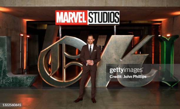 Tom Hiddleston attends the Special Screening of Marvel Studios' series LOKI on June 08, 2021 in London, England. LOKI will stream exclusively on...