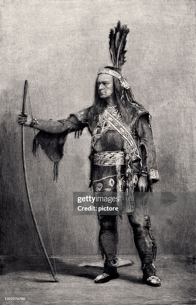 EDWIN FORREST AS METAMORA -XXXL mit vielen Details