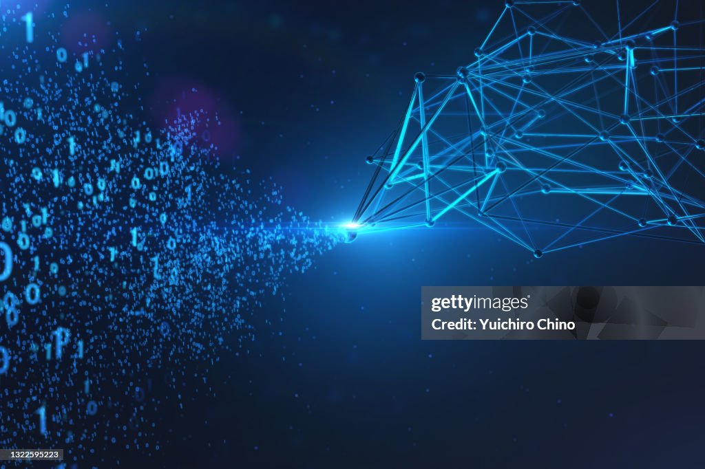 Abstract data and network connection