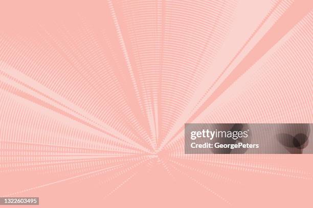 motion blur zoom - coral coloured stock illustrations