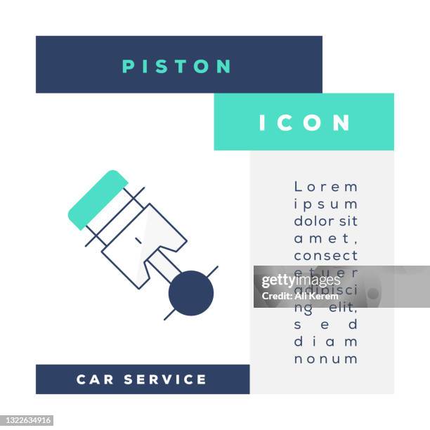 piston icon - spark plug stock illustrations