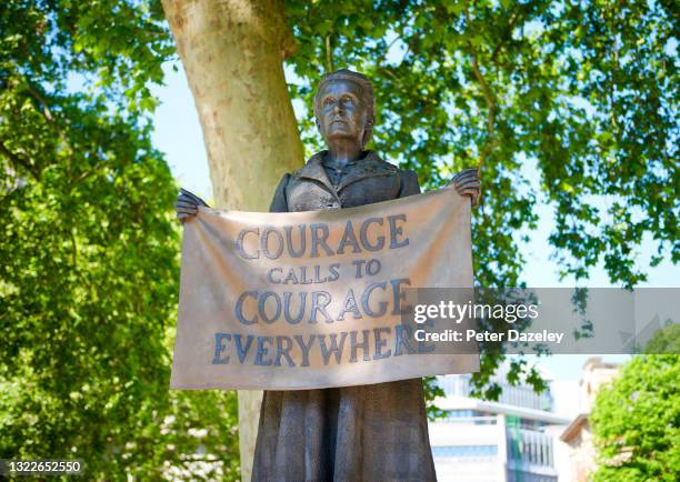 The statue of Millicent Fawcett in Parliament Square, London, honours the British suffragist leader and social campaigner Millicent Fawcett. It was...