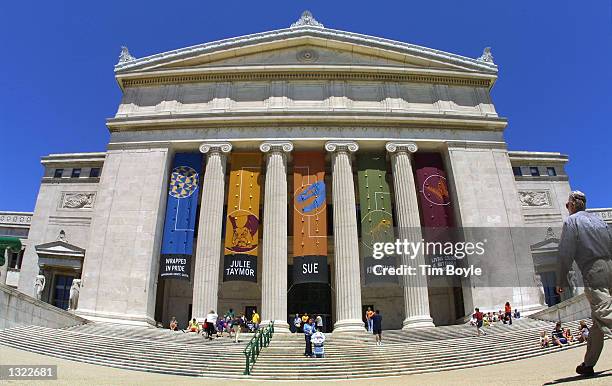 Chicago''s Field Museum of Natural History, that recently received a new solar electric system on the its roof, photographed July 5, 2001 in Chicago.