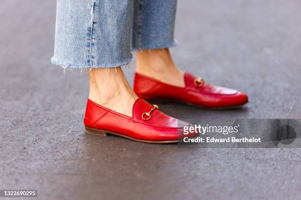 Blue Loafers Women Photos and Premium High Res Pictures - Getty Images