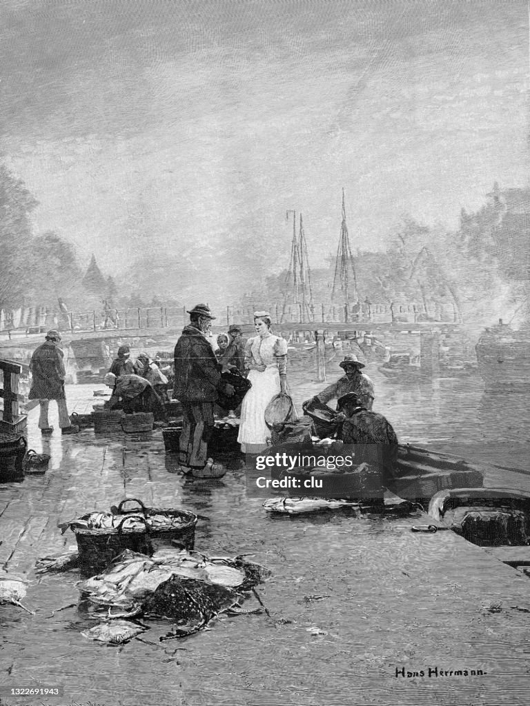 Dutch fish market