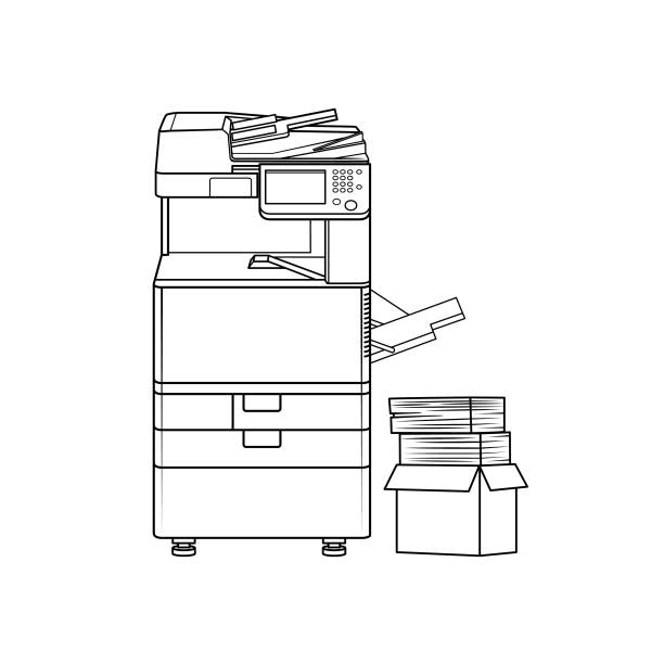 Scanning Paperwork Cartoon 211 Scanning Paper Documents High Res Illustrations - Getty Images