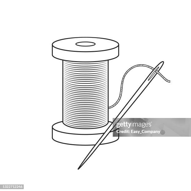 325 Needle Thread Drawing Stock Photos, High-Res Pictures, and