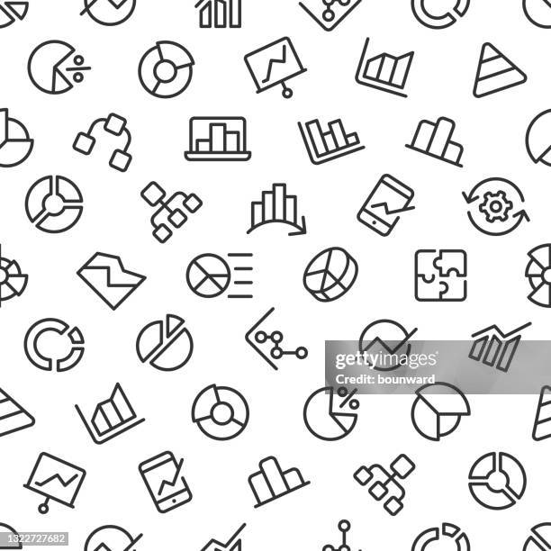 infographic seamless icon background - org chart background stock illustrations