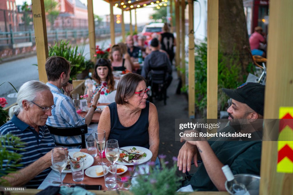 New York City Allows Restaurant Seating As Covid-19 Cases Drop