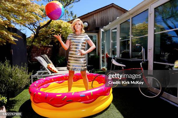 Actress Jane Krakowski is photographed for Los Angeles Times on May 1, 2021 in New York City. PUBLISHED IMAGE. CREDIT MUST READ: Kirk McKoy/Los...