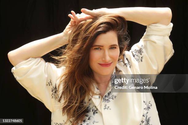 Actress Kathryn Hahn is photographed for Los Angeles Times on May 1, 2021 in Los Angeles, California. PUBLISHED IMAGE. CREDIT MUST READ: Genaro...