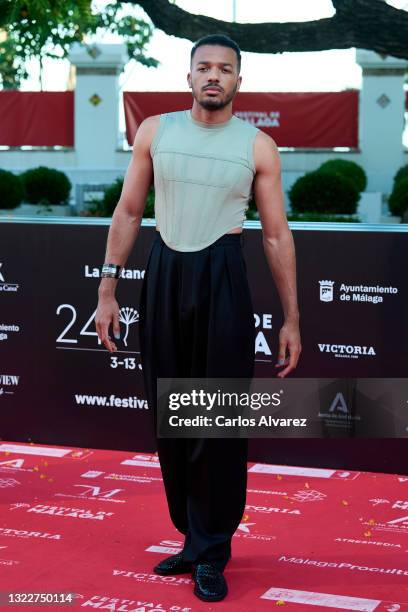 Sergio Momo attends 'Sevillanas de Brooklyn' premiere during the 24th Malaga Film Festival at the Miramar Hotel on June 09, 2021 in Malaga, Spain.