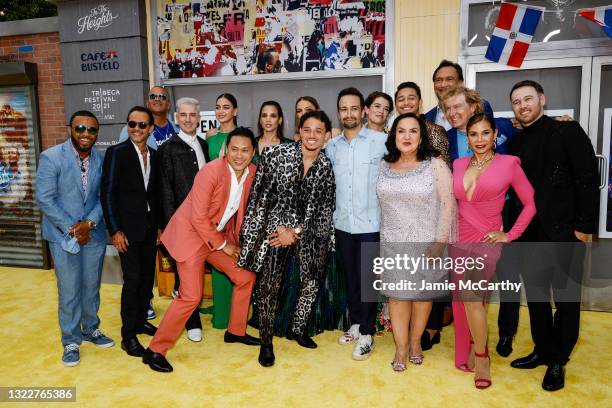 Marc Anthony, Christopher Jackson, Mitchell Travers, Melissa Barrera, Jon M. Chu, Dascha Polanco, Anthony Ramos, Leslie Grace, Lin-Manuel Miranda,...