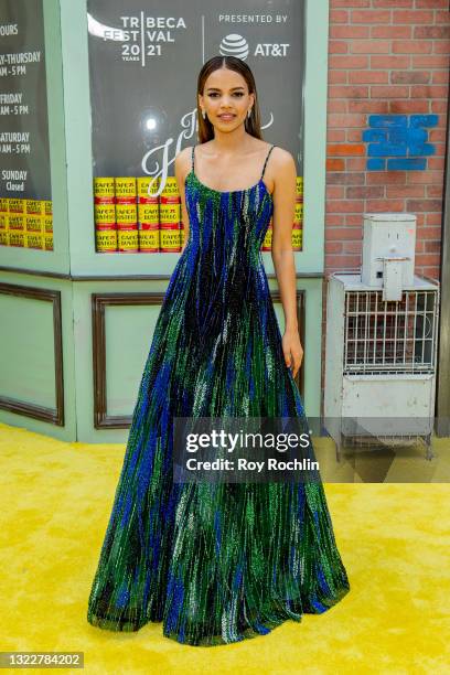 Leslie Grace attends "In The Heights" 2021 Tribeca Festival opening night premiere at United Palace Theater on June 09, 2021 in New York City.