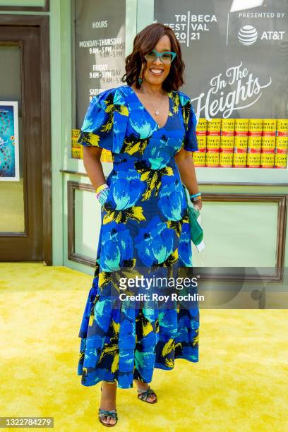 Gayle King attends "In The Heights" 2021 Tribeca Festival opening night premiere at United Palace Theater on June 09, 2021 in New York City.