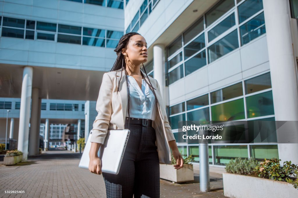 A black ethnicity female professional business woman