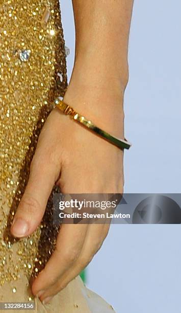 Singer Shakira arrives at the 12th annual Latin GRAMMY Awards at the Mandalay Bay Resort & Casino on November 10, 2011 in Las Vegas, Nevada.