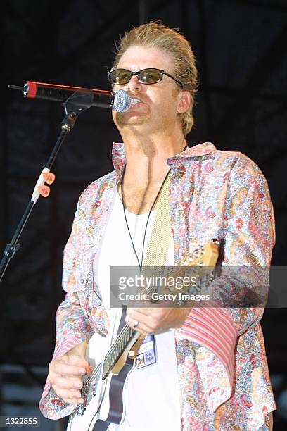 Charlie Robison performs June 14, 2001 at Fan FairAE, the world''s biggest country music festival in Nashville, TN. The music festival returned to...