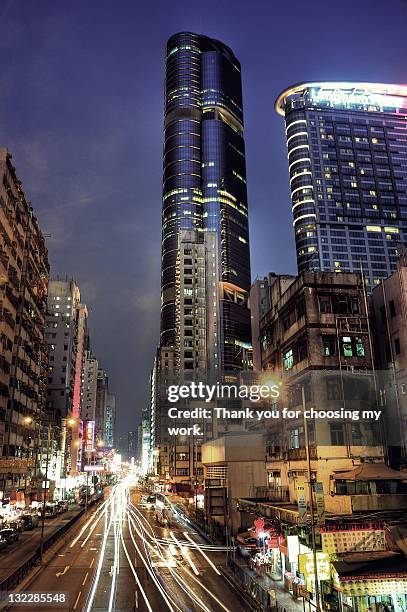 langham place - mong kok fotografías e imágenes de stock