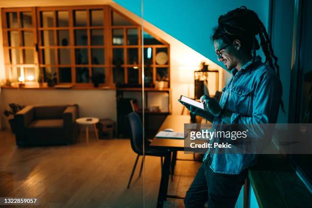 always online - man business hipster dark smile stock pictures, royalty-free photos & images