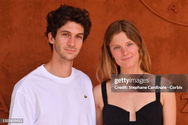 Matthias Dandois and Constance Jablonski attend the French Open 2021at Roland Garros on June 10, 2021 in Paris, France.
