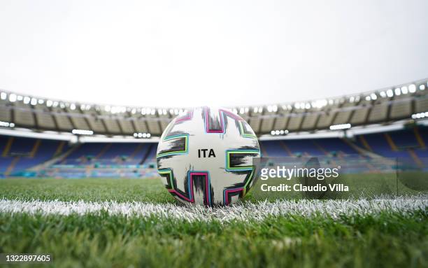 General view during a Italy training session ahead of the UEFA Euro 2020 Group A match between Italy and Turkey at Olimpico Stadium on June 10, 2021...