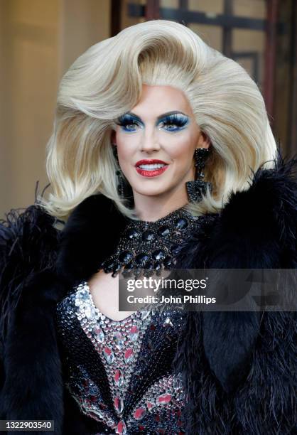 Alyssa Edwards attends the "Alyssa, Memoirs Of A Queen" Gala night at Vaudeville Theatre on June 10, 2021 in London, England.