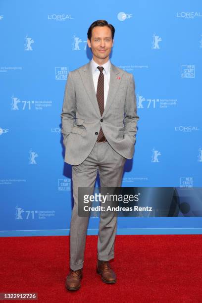 Tom Schilling attends the "Fabian oder Der Gang vor die Hunde" premiere during the 71st Berlinale International Film Festival Summer Special at...
