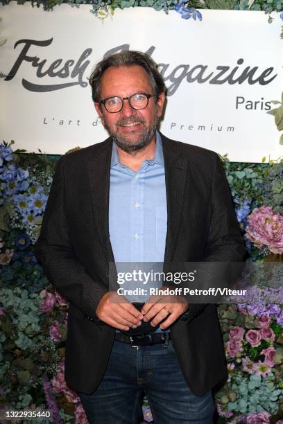Frédéric Lefebvre attends the "Fresh Magazine" launch party on June 10, 2021 in Paris, France.