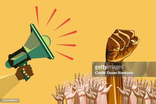 antiracism - social justice concept stock illustrations