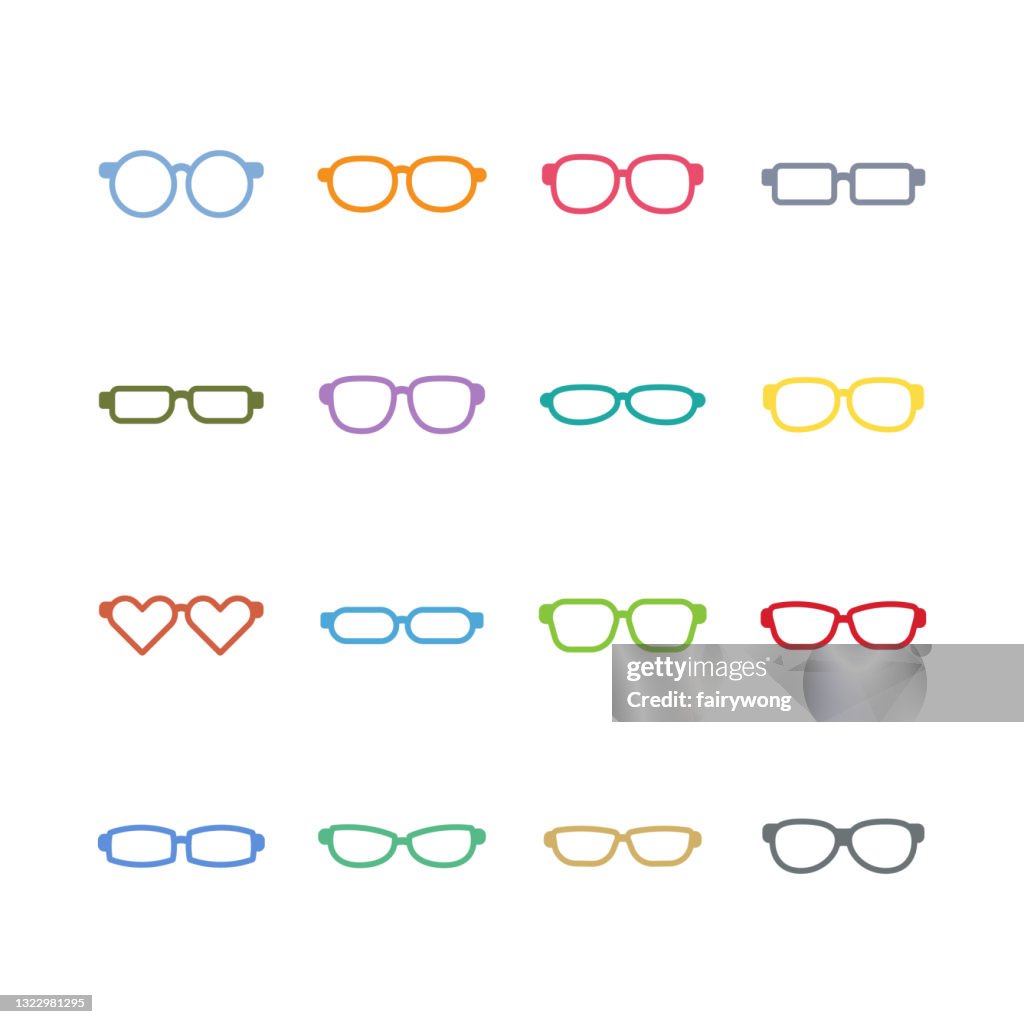 Glasses icons