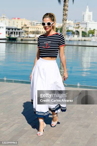 Juana Acosta attends 'Las Consecuencias' photocall during the 24th Malaga Film Festival on June 11, 2021 in Malaga, Spain.