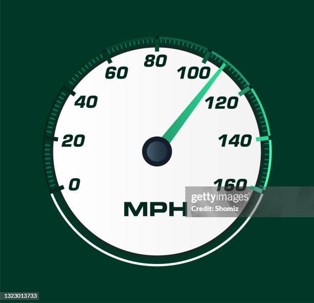 stockillustraties, clipart, cartoons en iconen met hoge snelheid - kilometer