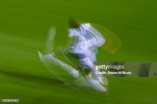 Leandro Cufre of Argentina in action during the FIFA World Cup Group C match between Netherlands and Argentina at the Commerzbank Arena on June 21,...