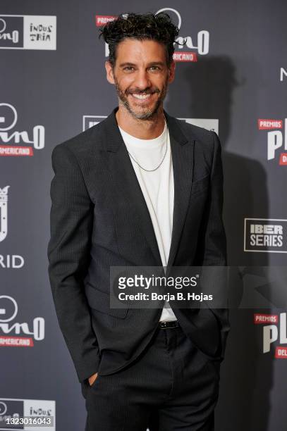 Mexican actor Erick Elías attends to presentation of Platino Awards 2021 on June 11, 2021 in Madrid, Spain.