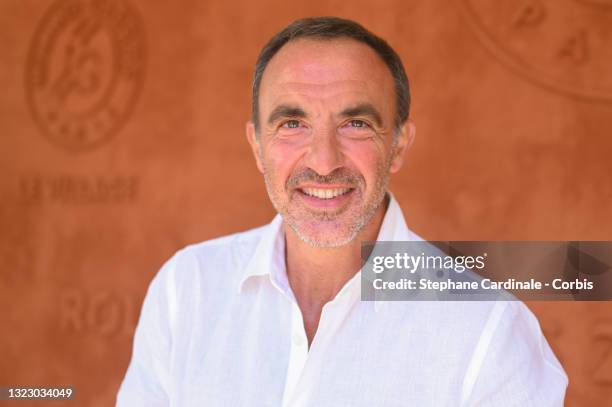 Nikos Aliagas attends the French Open 2021 at Roland Garros on June 11, 2021 in Paris, France.